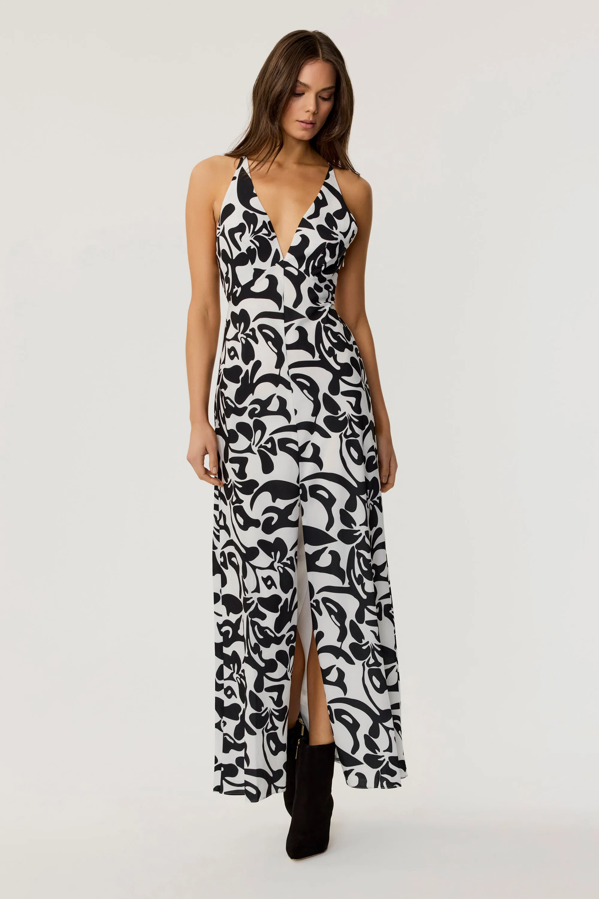 Aubrey Silk Gown Dress