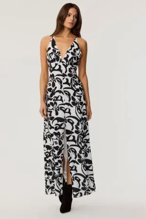Aubrey Silk Gown Dress