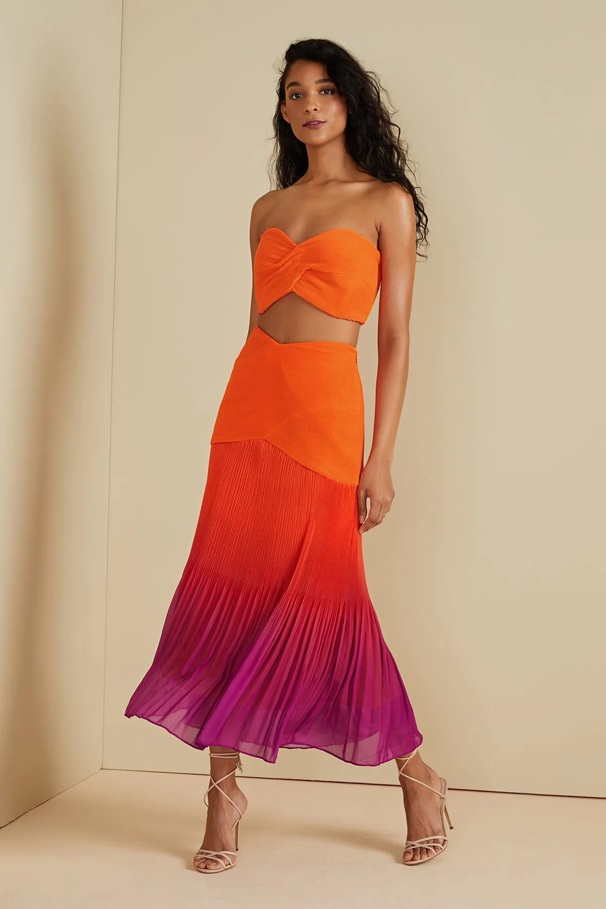 Darcey Strapless Crop Top