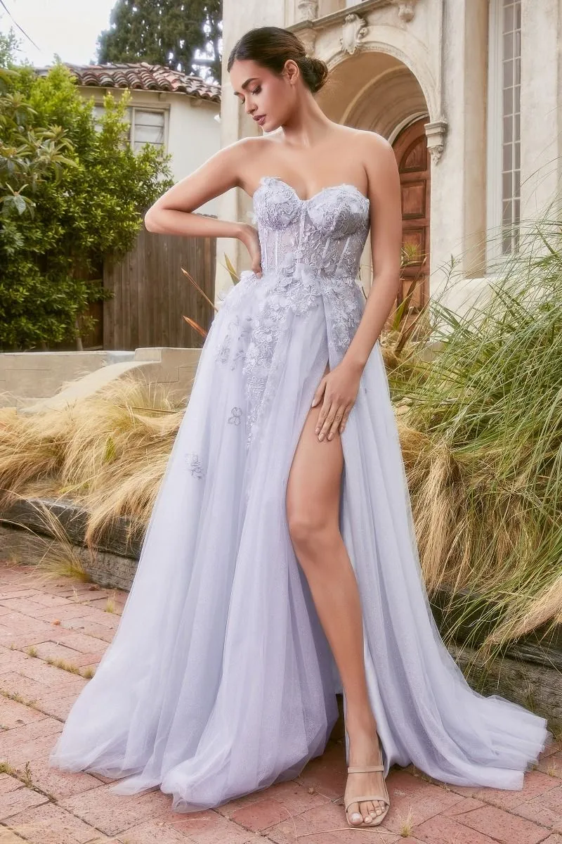 FELICITY LACE SWEETHEART TULLE GOWN CDA1127