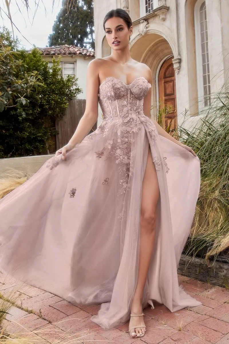 FELICITY LACE SWEETHEART TULLE GOWN CDA1127
