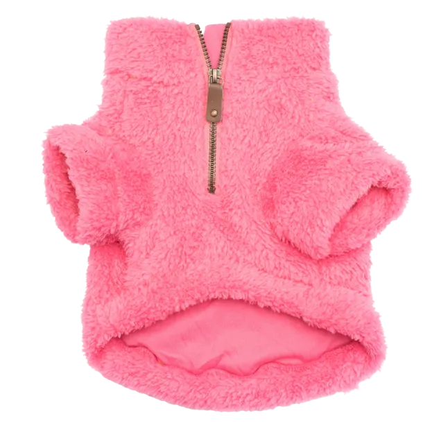 Fleece Pullover | Fuchsia