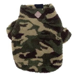 Fleece Pullover | Green Camo