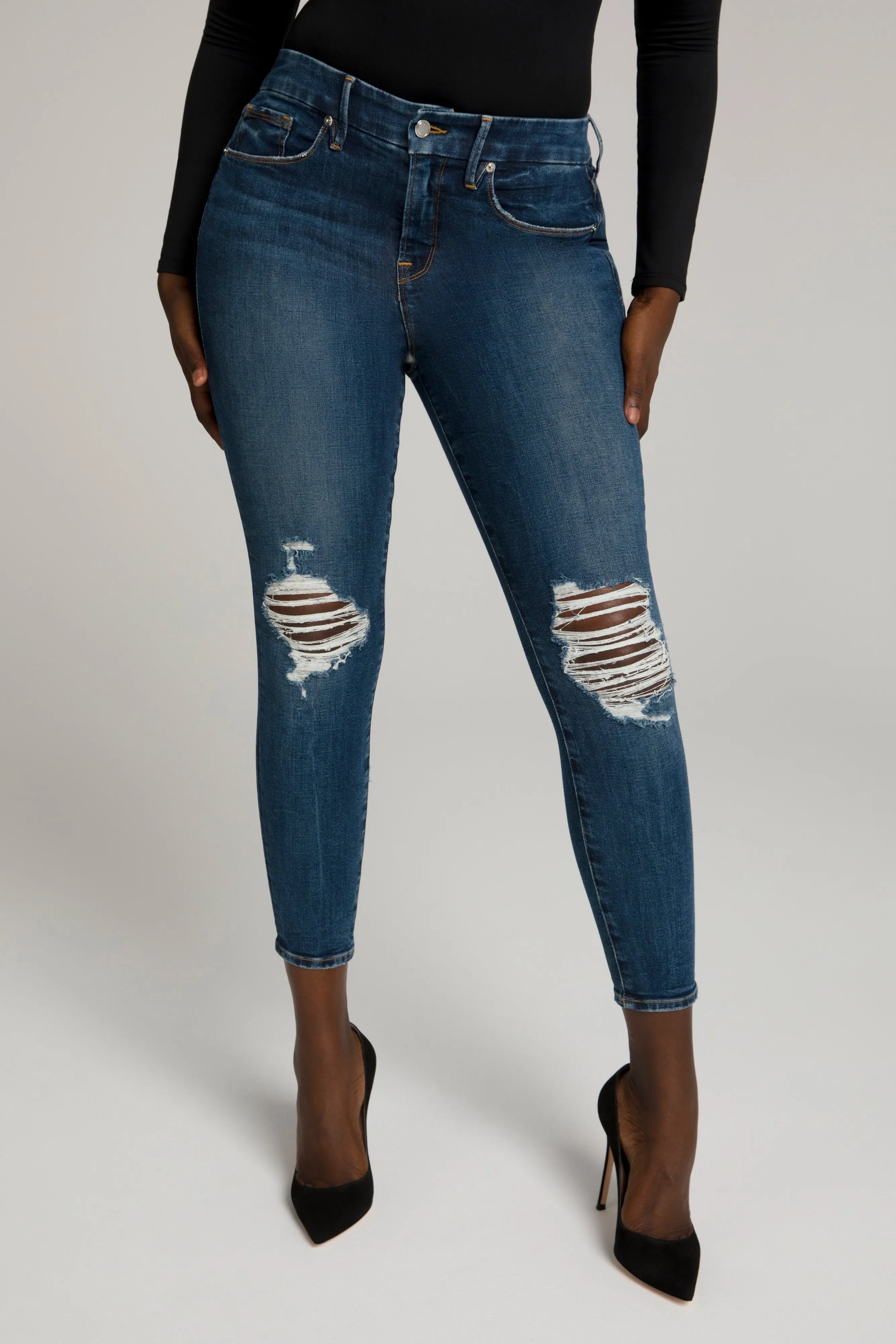 GOOD LEGS CROP | BLUE505