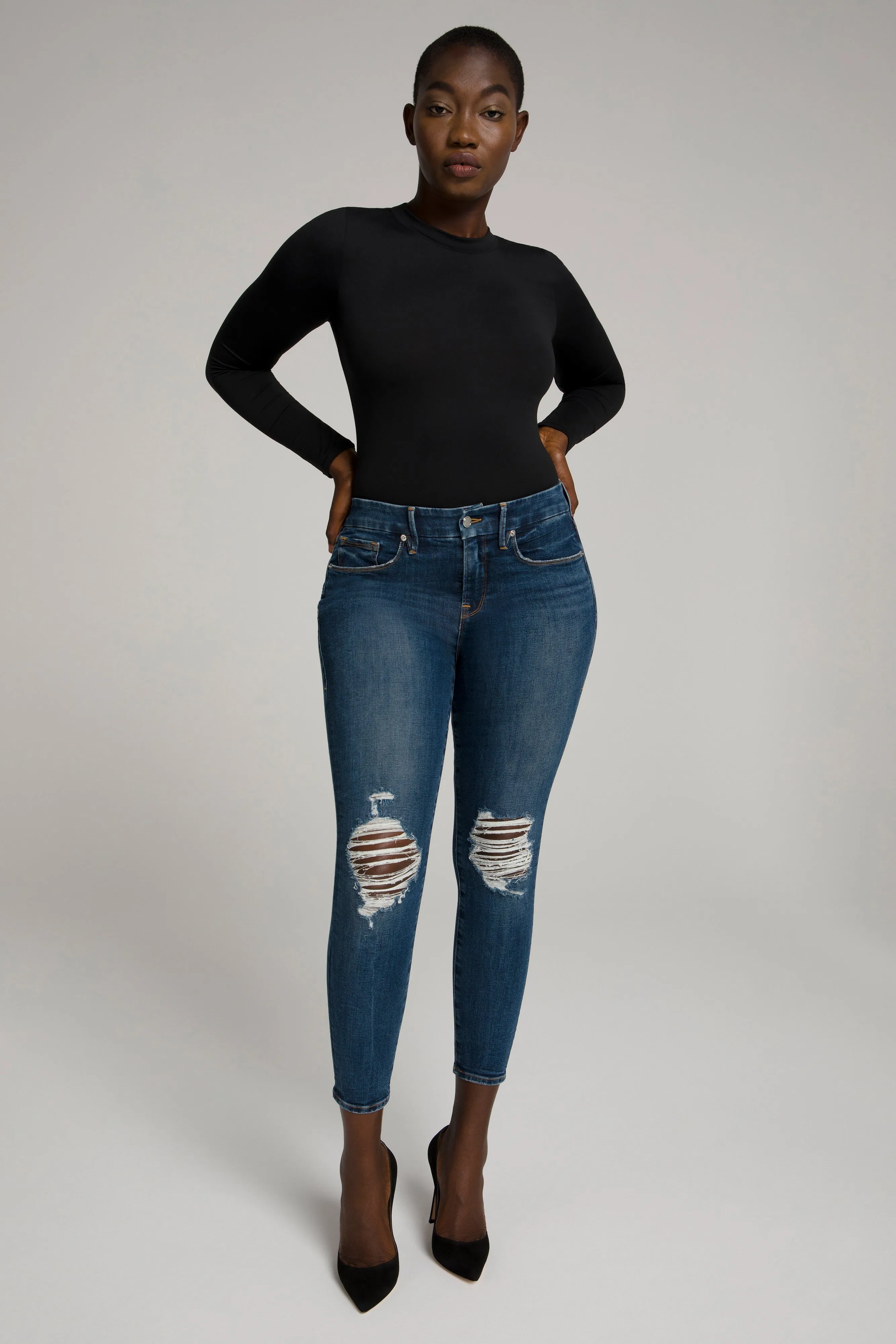 GOOD LEGS CROP | BLUE505