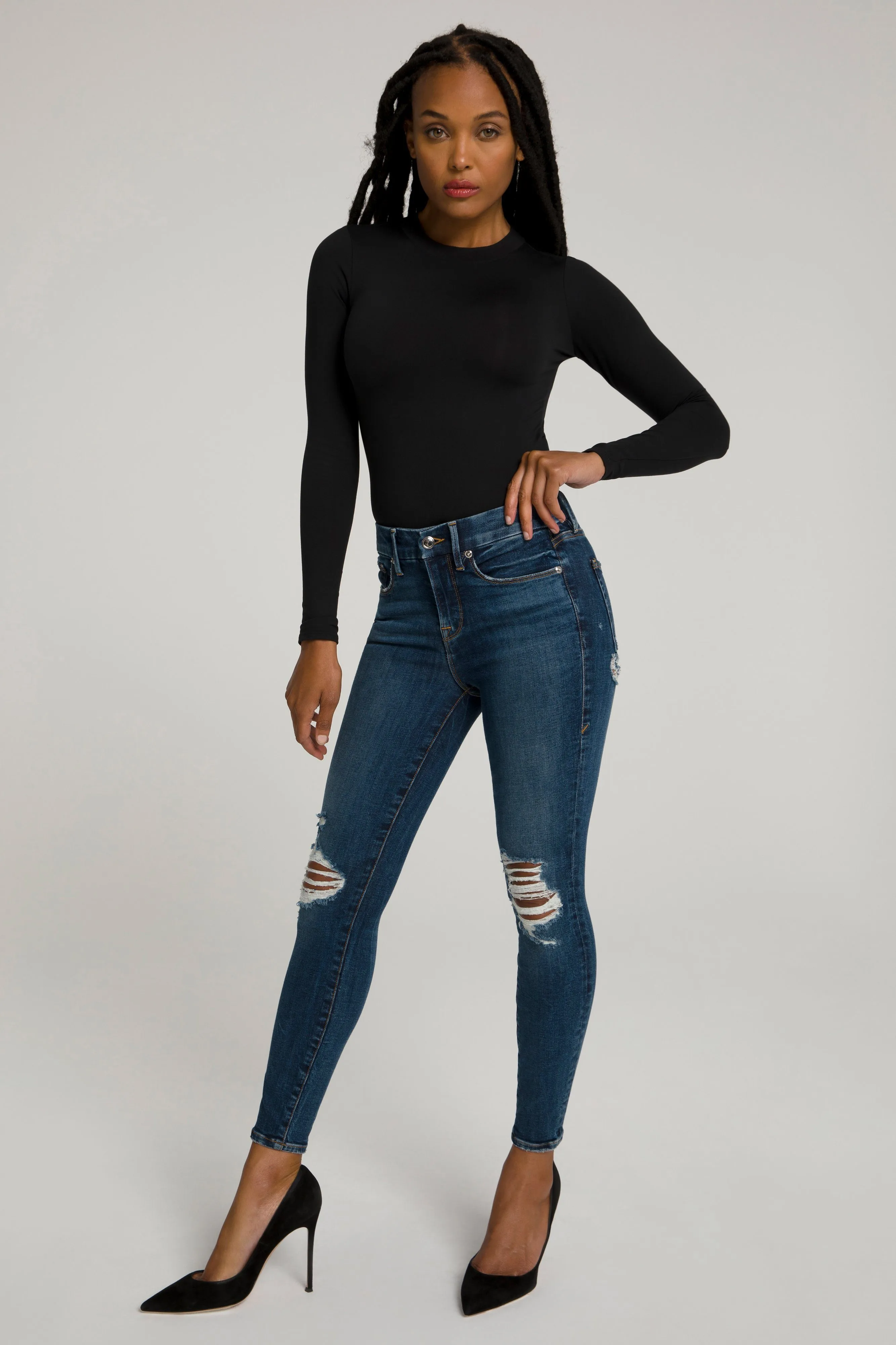 GOOD LEGS CROP | BLUE505