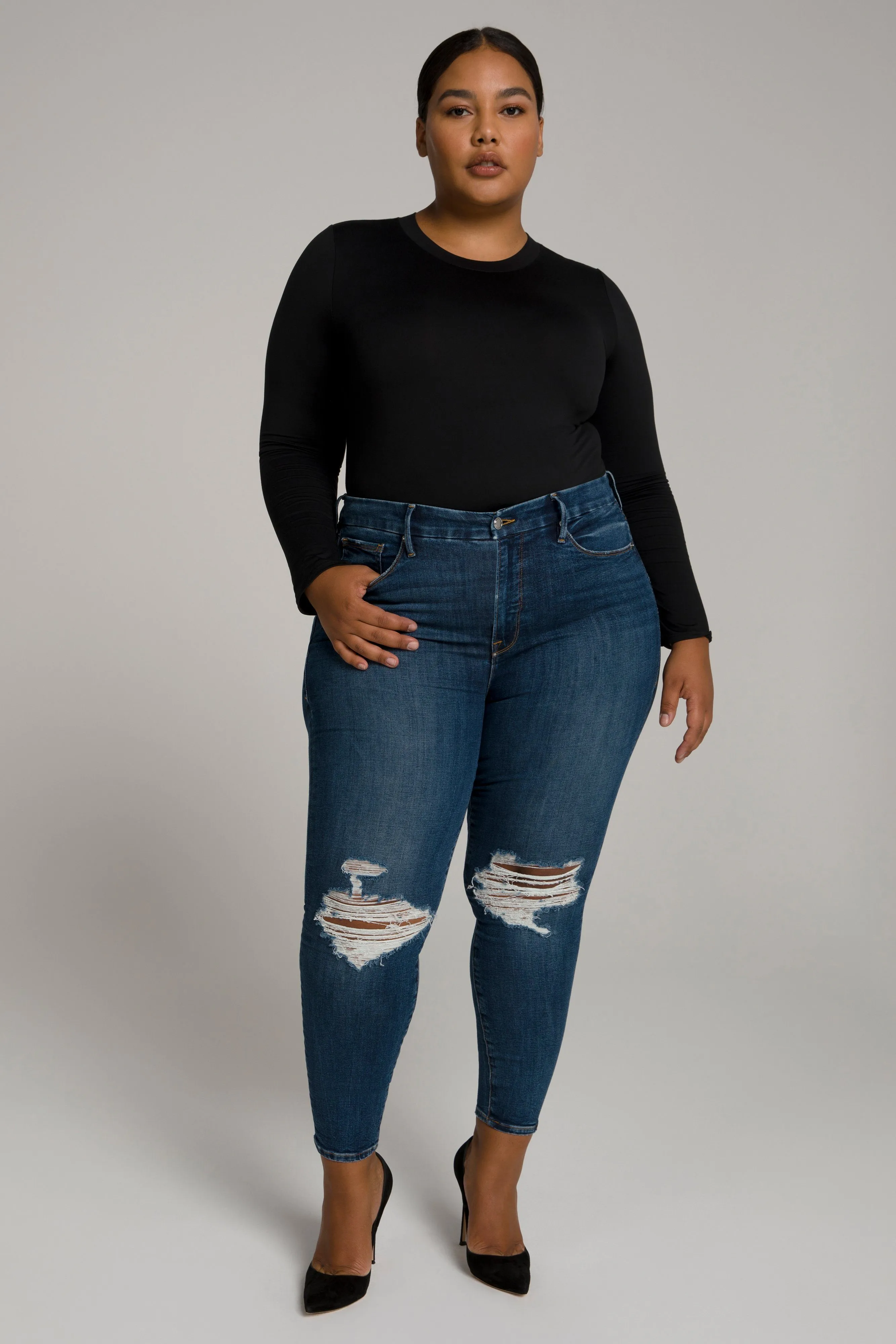 GOOD LEGS CROP | BLUE505
