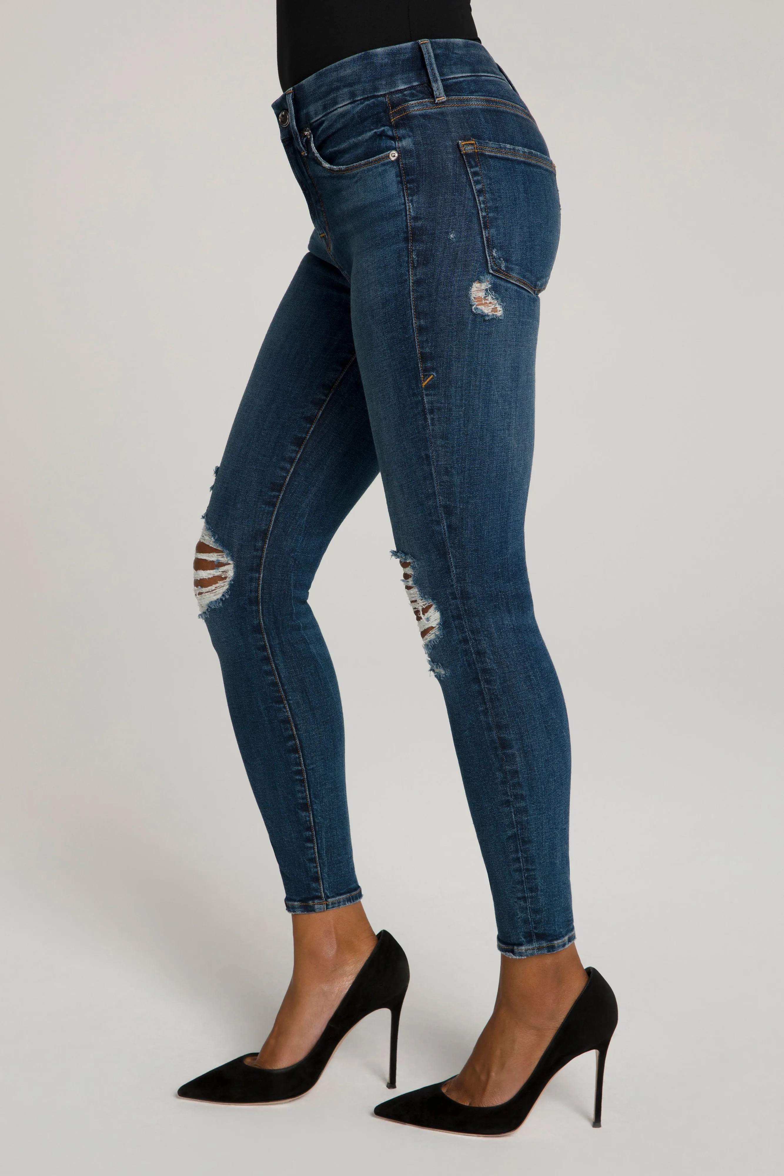 GOOD LEGS CROP | BLUE505