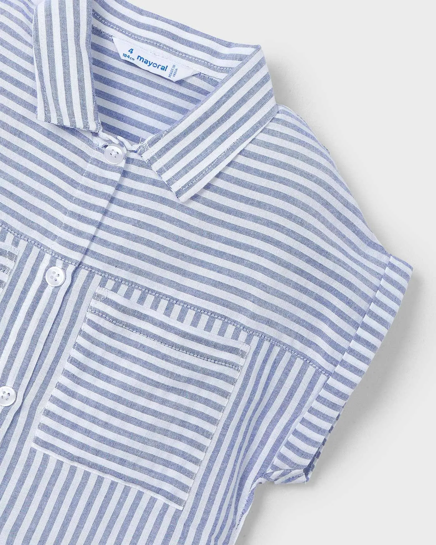 Mayoral Girls 2 Piece Striped Blouse_ 3185