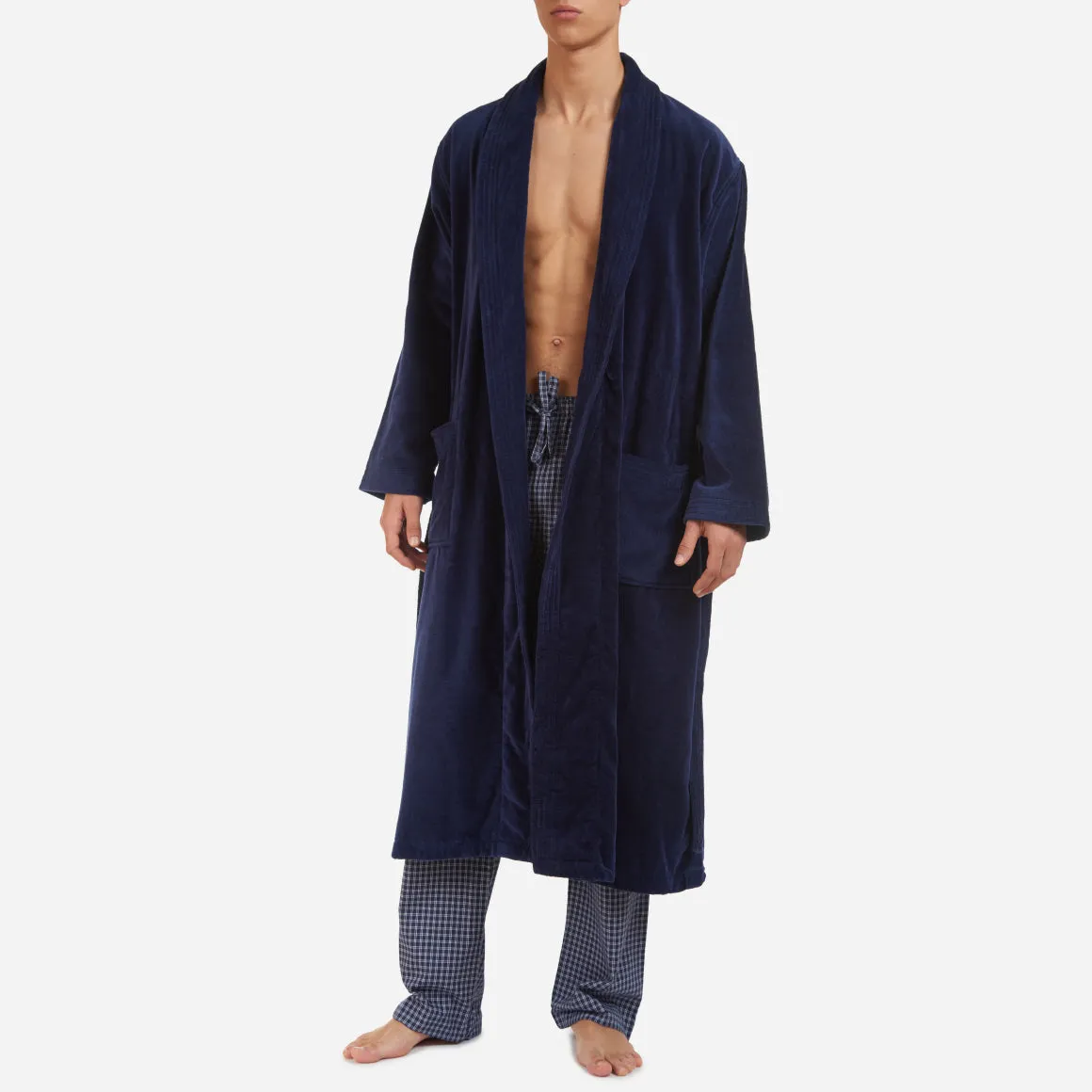 Men's Triton Terry Cotton Bathrobe