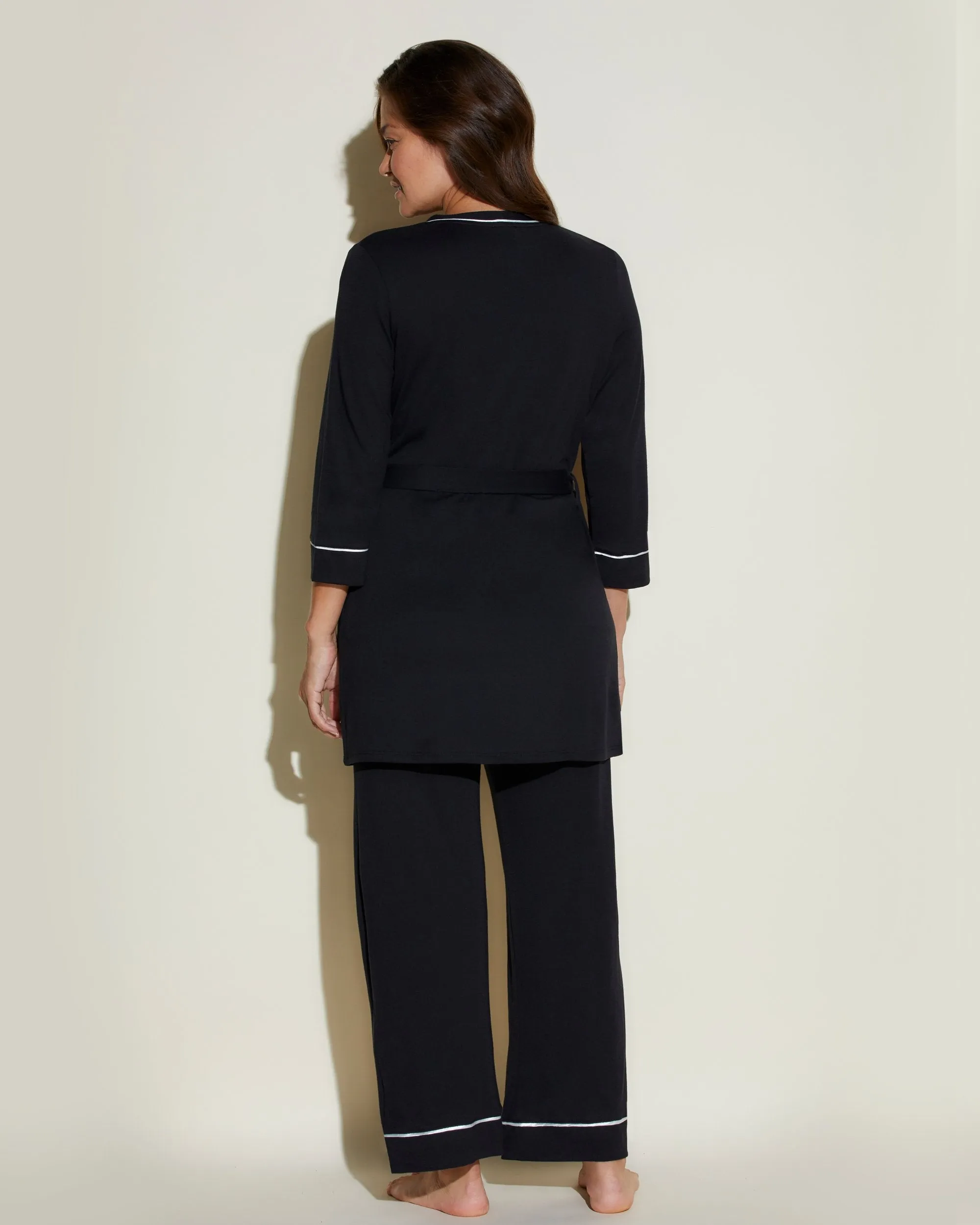 Nursing 3 Piece Pajama Set With Robe