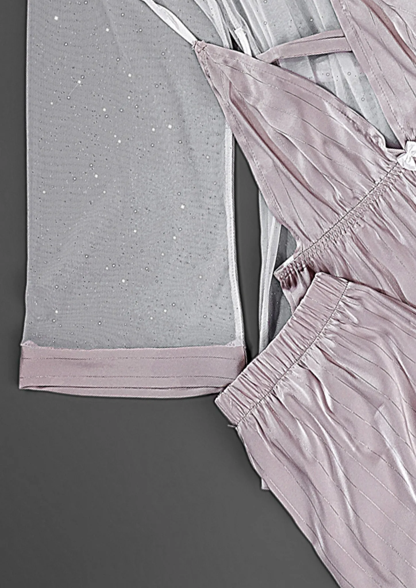 Pajama 3 Pcs Satin Model Number 3476