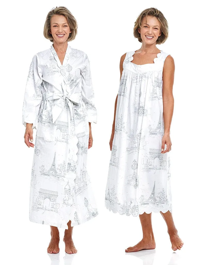 Paris Bundle: Classic Robe   Nightgown