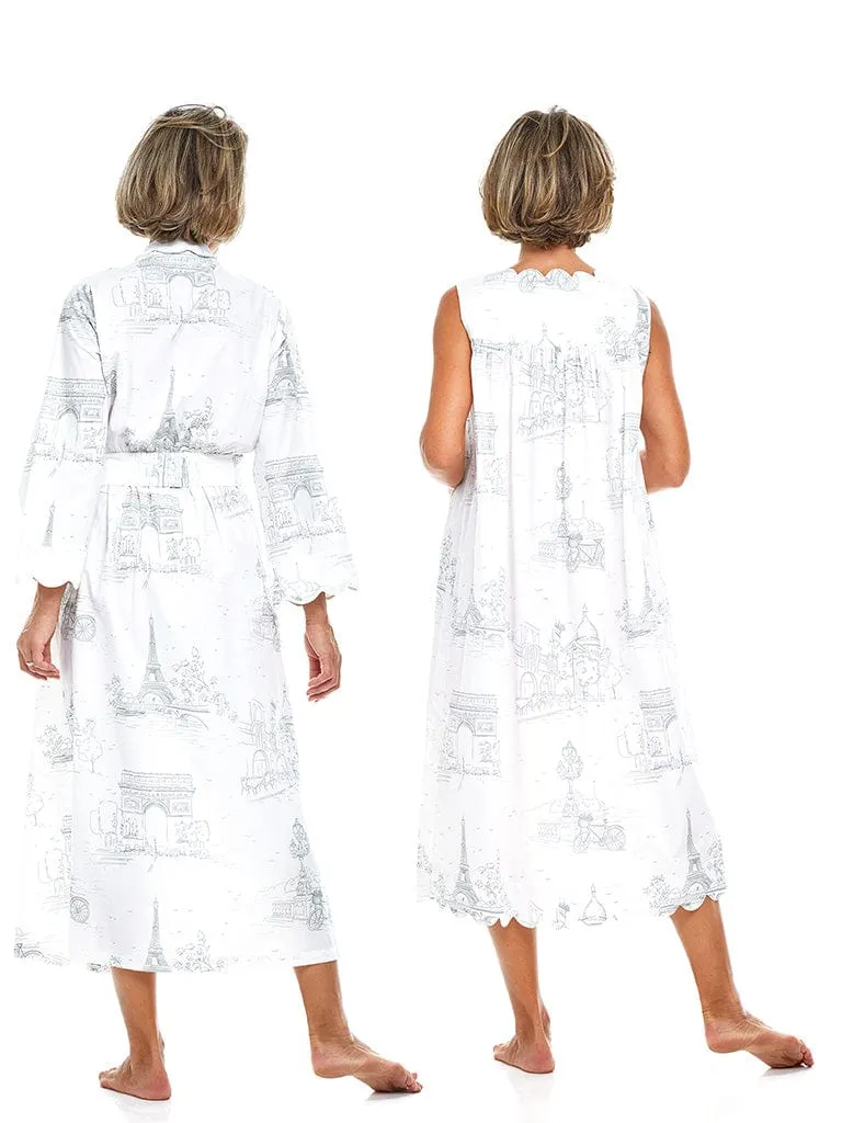 Paris Bundle: Classic Robe   Nightgown