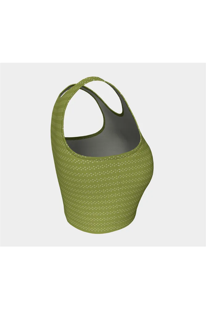Pepper Stem Striped Athletic Top