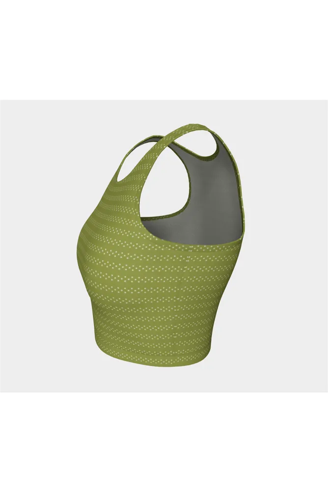 Pepper Stem Striped Athletic Top