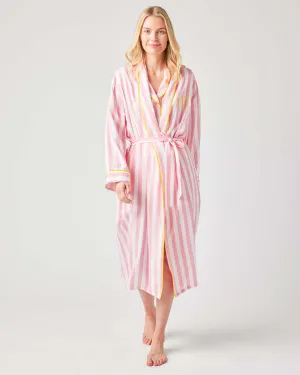 Retro Stripe Robe