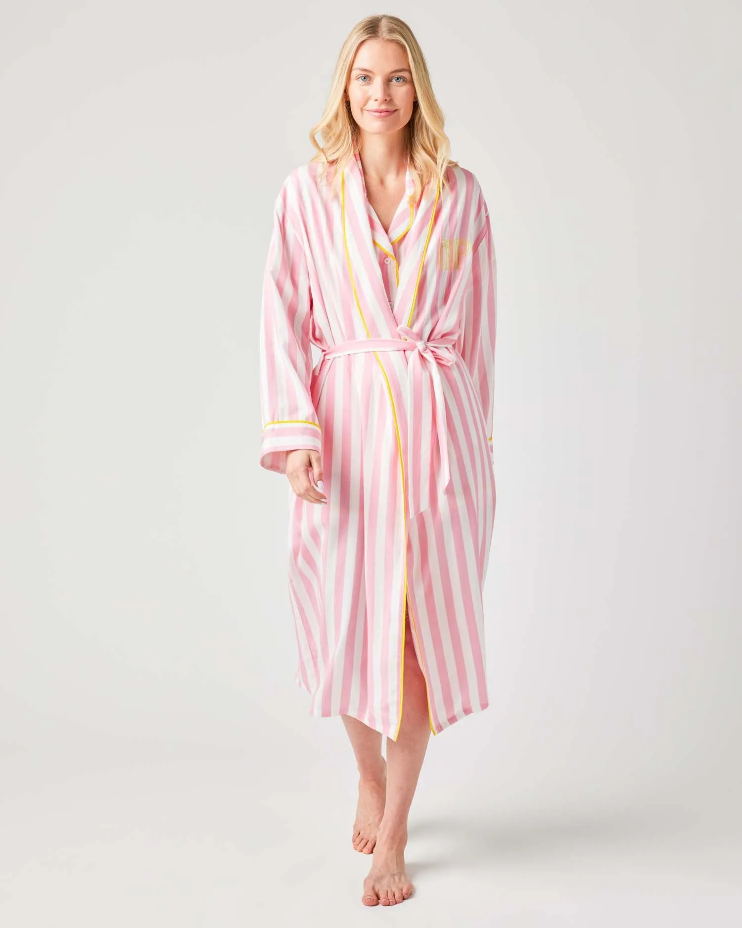 Retro Stripe Robe