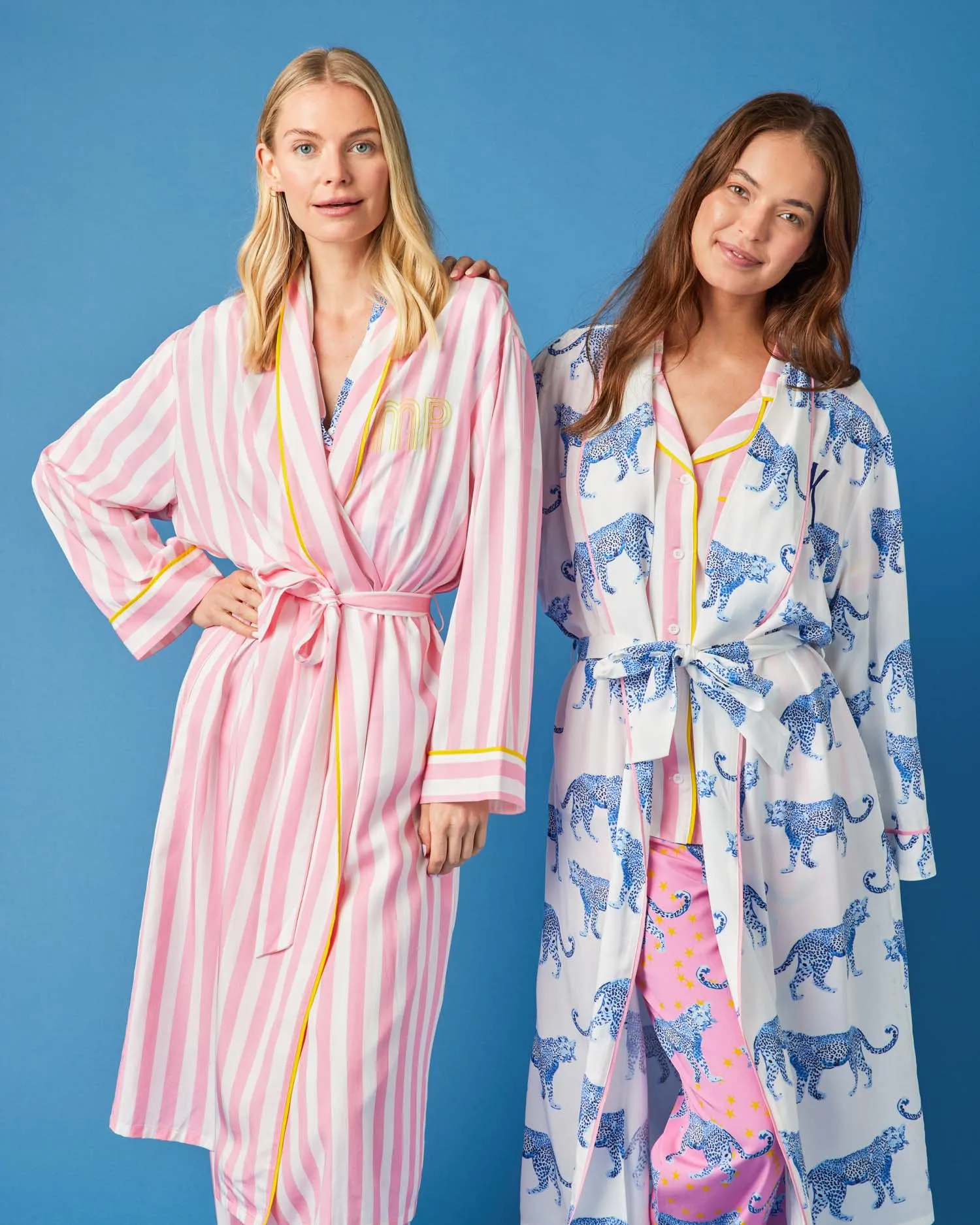 Retro Stripe Robe