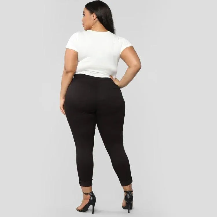 Ripped Jeans - Plus Size Women's Pants