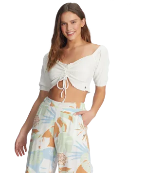 Roxy Flirty Walk Shirt-Snow White