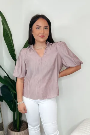 Sophia Bubble Sleeve Top
