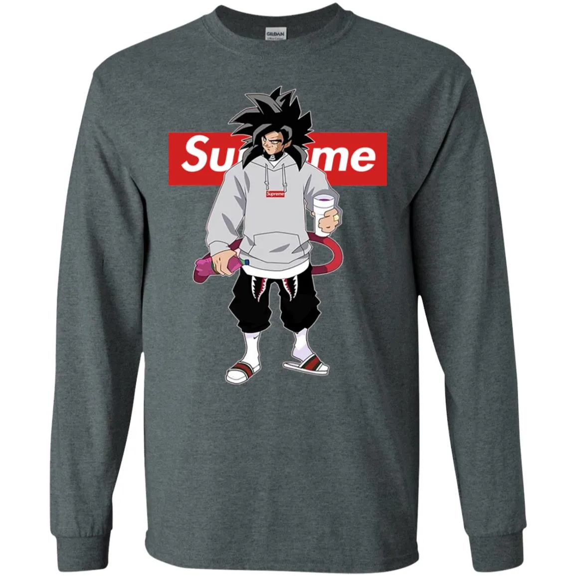 Supreme Dragon Ball Goku Best T-shirt Men Long Sleeve Shirt