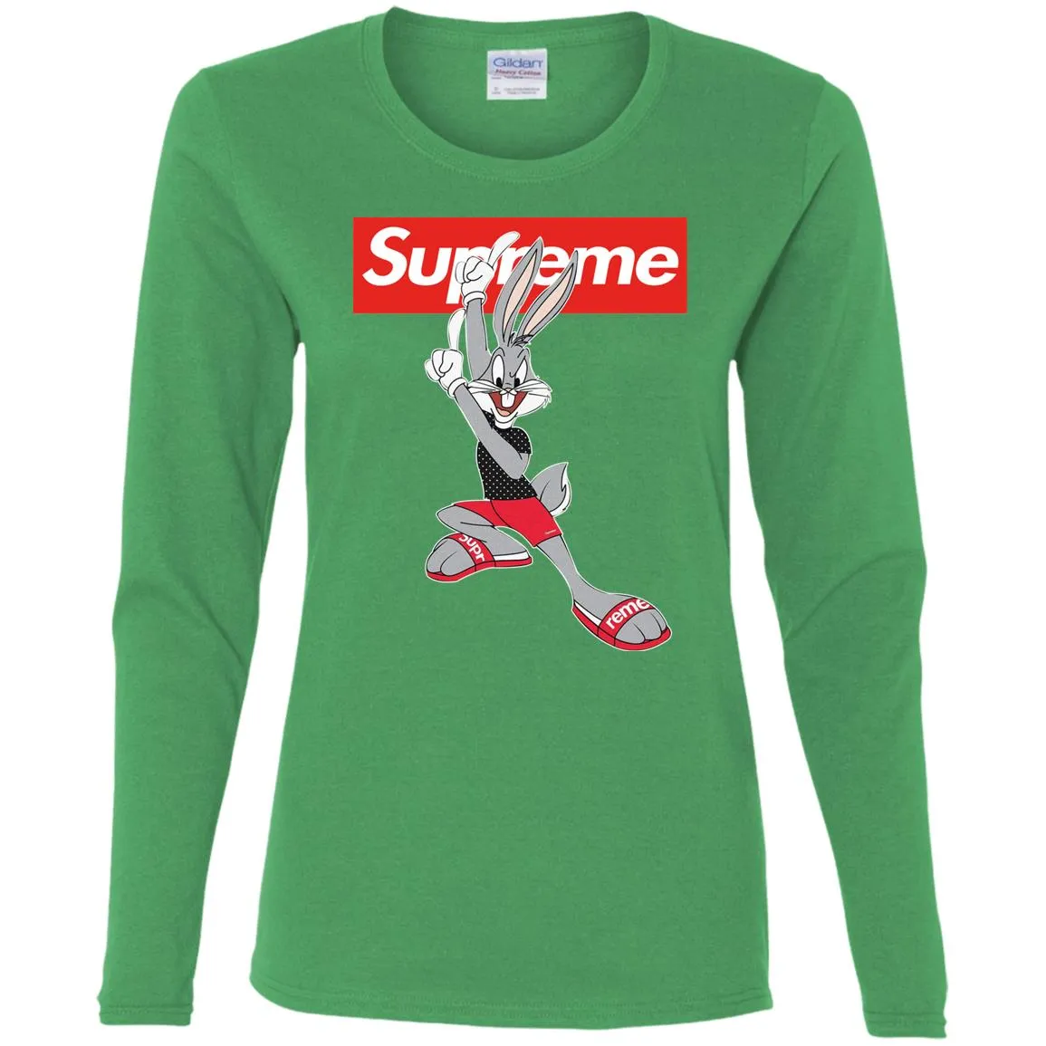 Supreme Rabbit Cute Stylelist T-shirt Women Long Sleeve Shirt