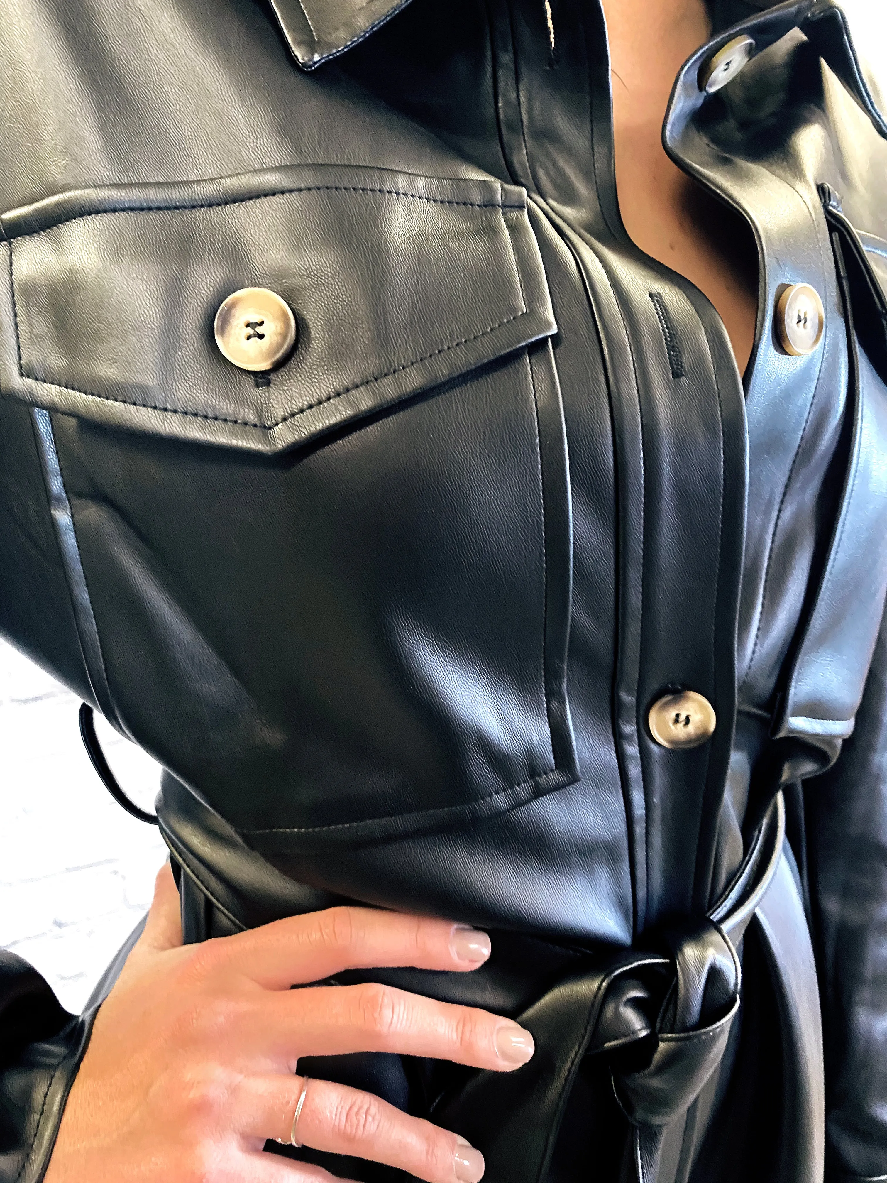 Vanessa Vegan Leather Jacket