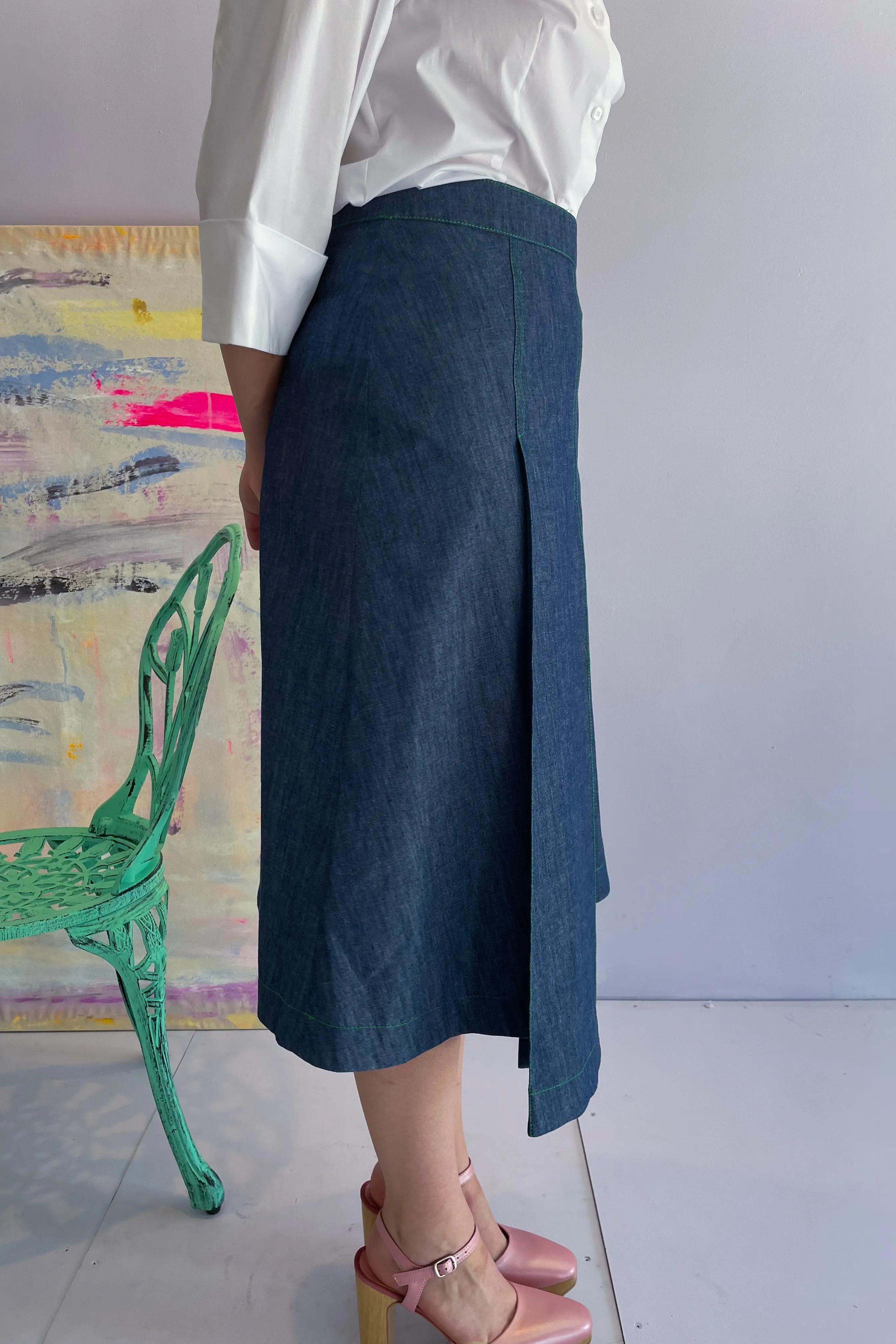 Vivetta - Denim Skirt: Dark Wash