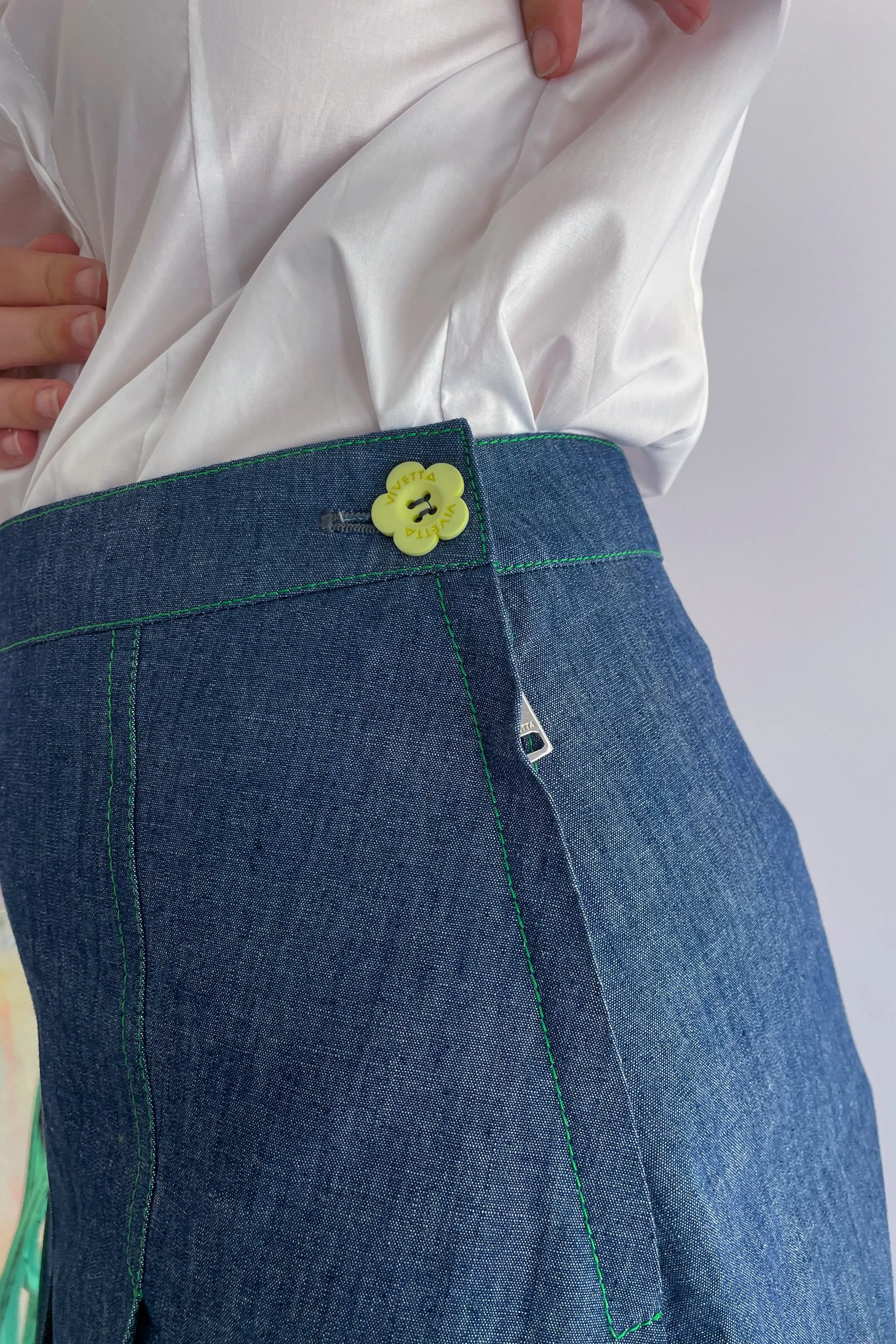 Vivetta - Denim Skirt: Dark Wash