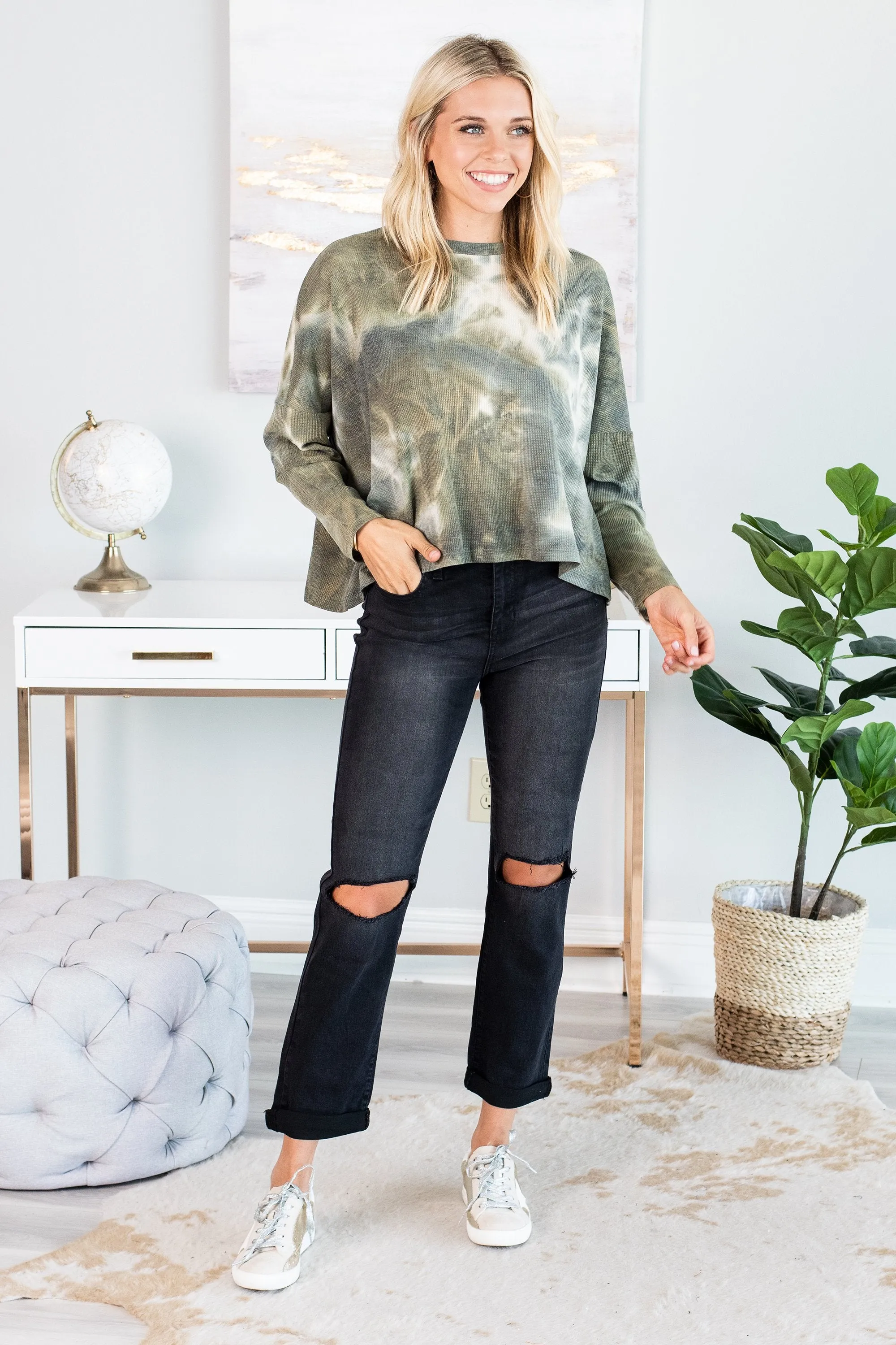 Wild And In Love Kash Black Ripped Jeans