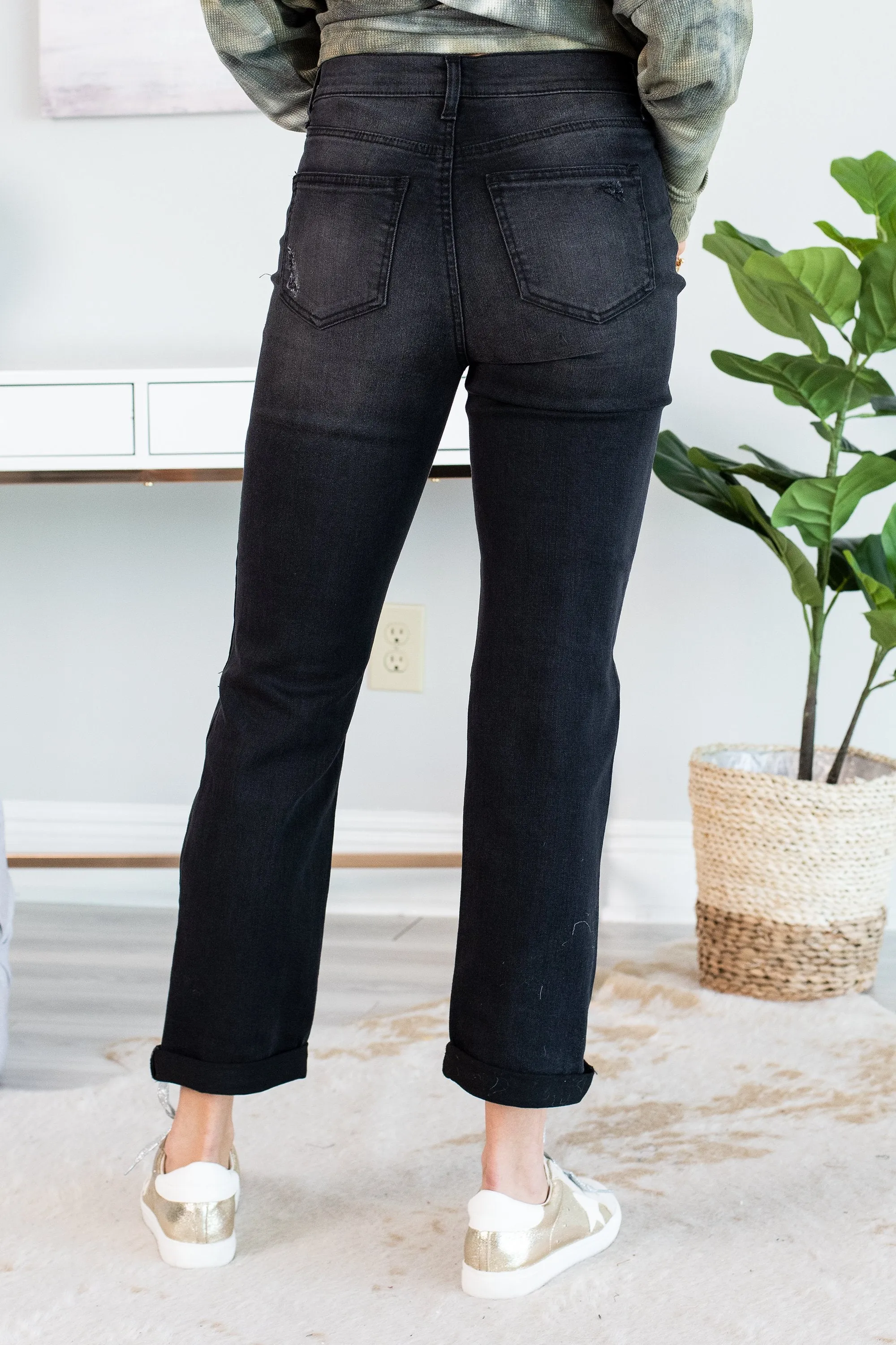 Wild And In Love Kash Black Ripped Jeans