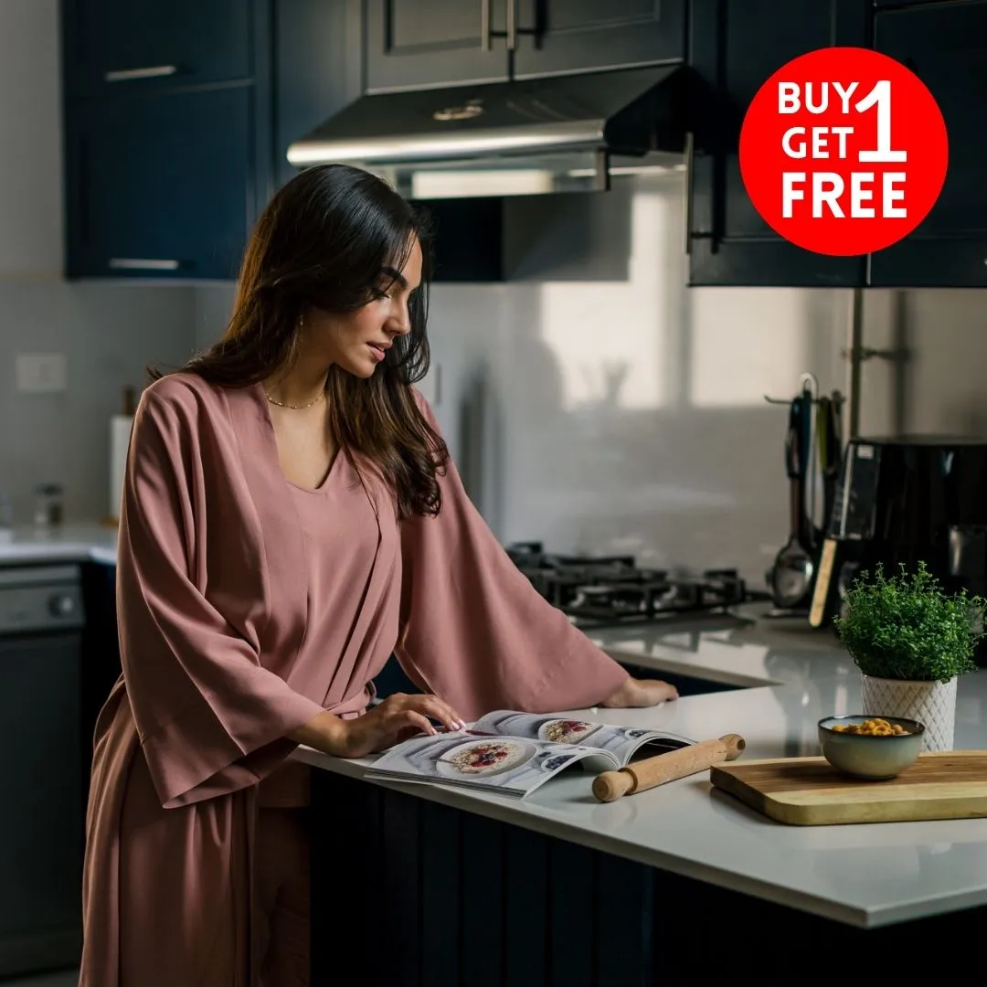Women summer 3 piece pajama set  Cashmere Top   Cashmere kimono & Pants